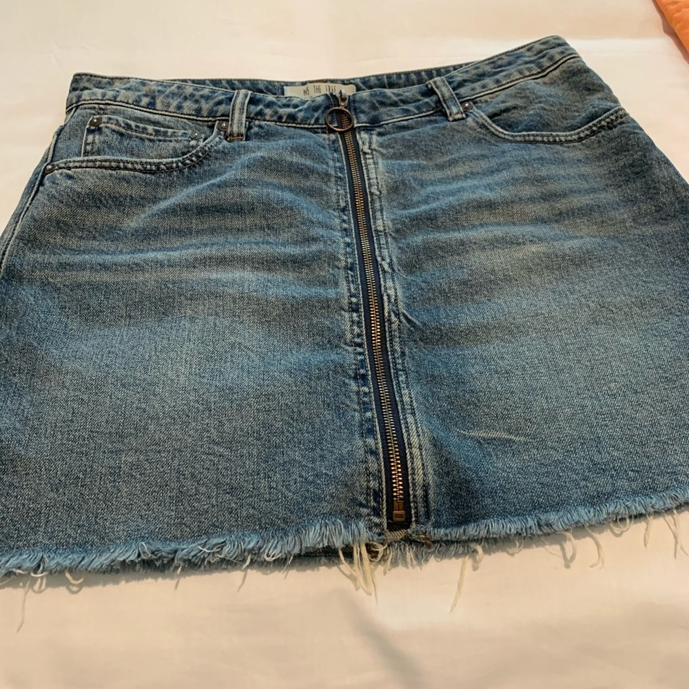 Free People Denim skirt
